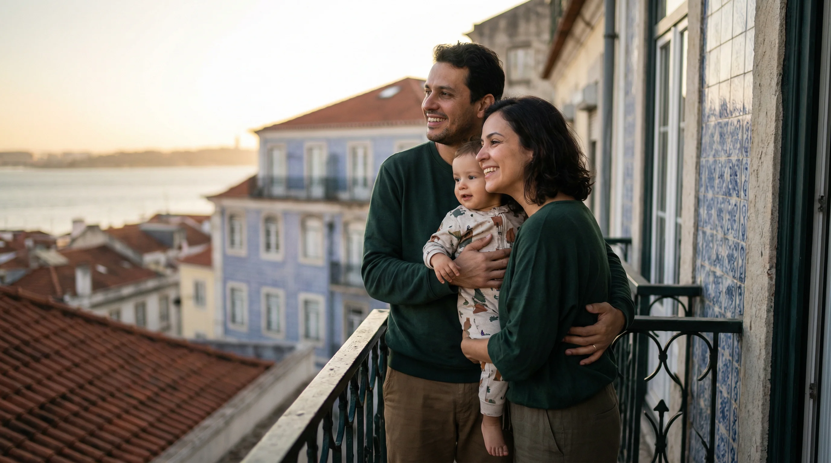 Família brasileira construindo patrimônio
